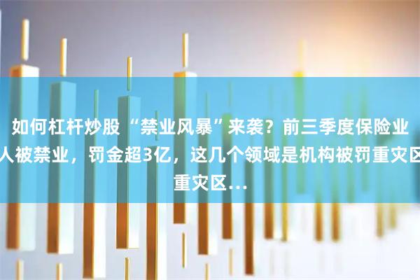 如何杠杆炒股 “禁业风暴”来袭？前三季度保险业86人被禁业，罚金超3亿，这几个领域是机构被罚重灾区…